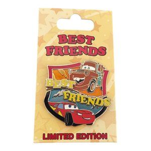 Disney Parks Best Friends Cars Lightning McQueen Tow Mater Limited Edition Pins